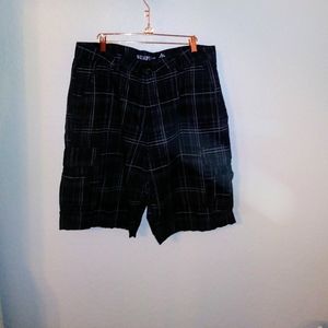 🔴EUC-Surplus plaid cargo shorts-36